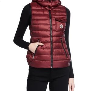 MONCLER Glycine hooded quilted down gilet